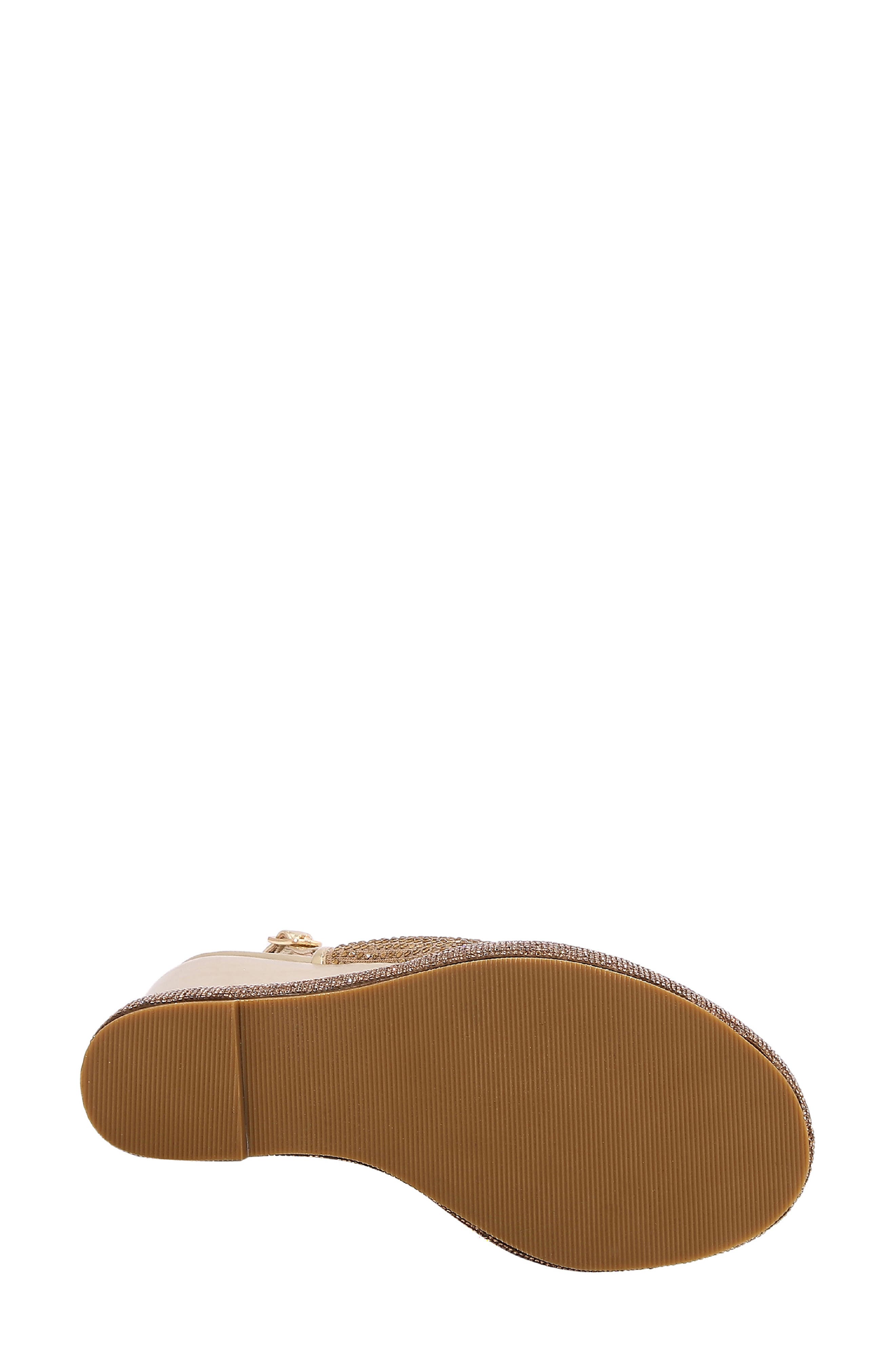 Belair Slingback Wedge Sandal, Alternate, color, GOLD