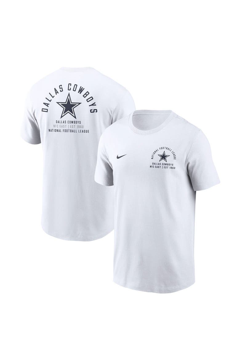 Men's Nike Gray Dallas Cowboys Split Logo T-Shirt, Main, color, Gray