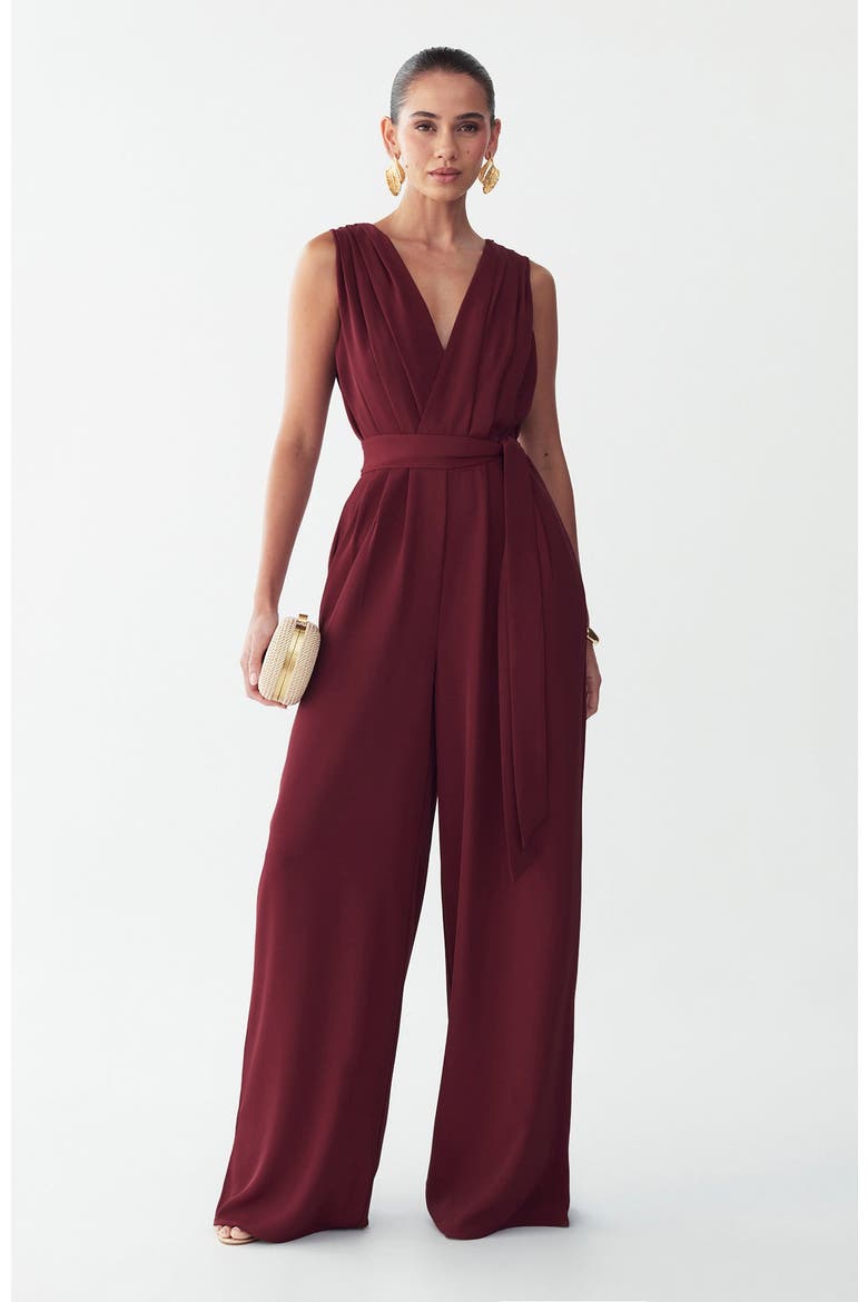 Alina Jumpsuit, Alternate, color, Wine