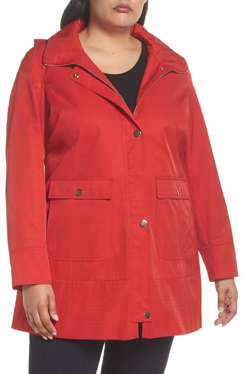 Kristen Blake Hooded Rain Jacket, Alternate, color, 