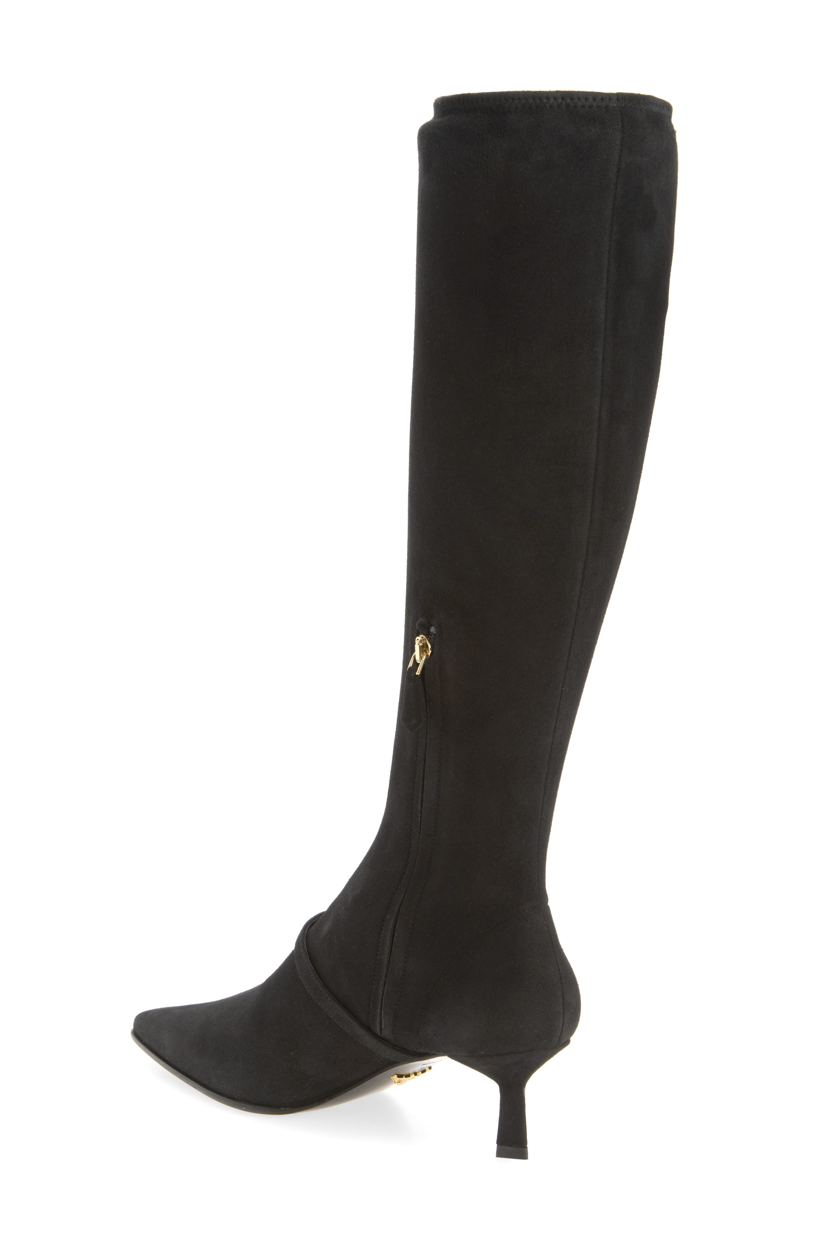Stretch Knee High Boot, Alternate, color, NERO
