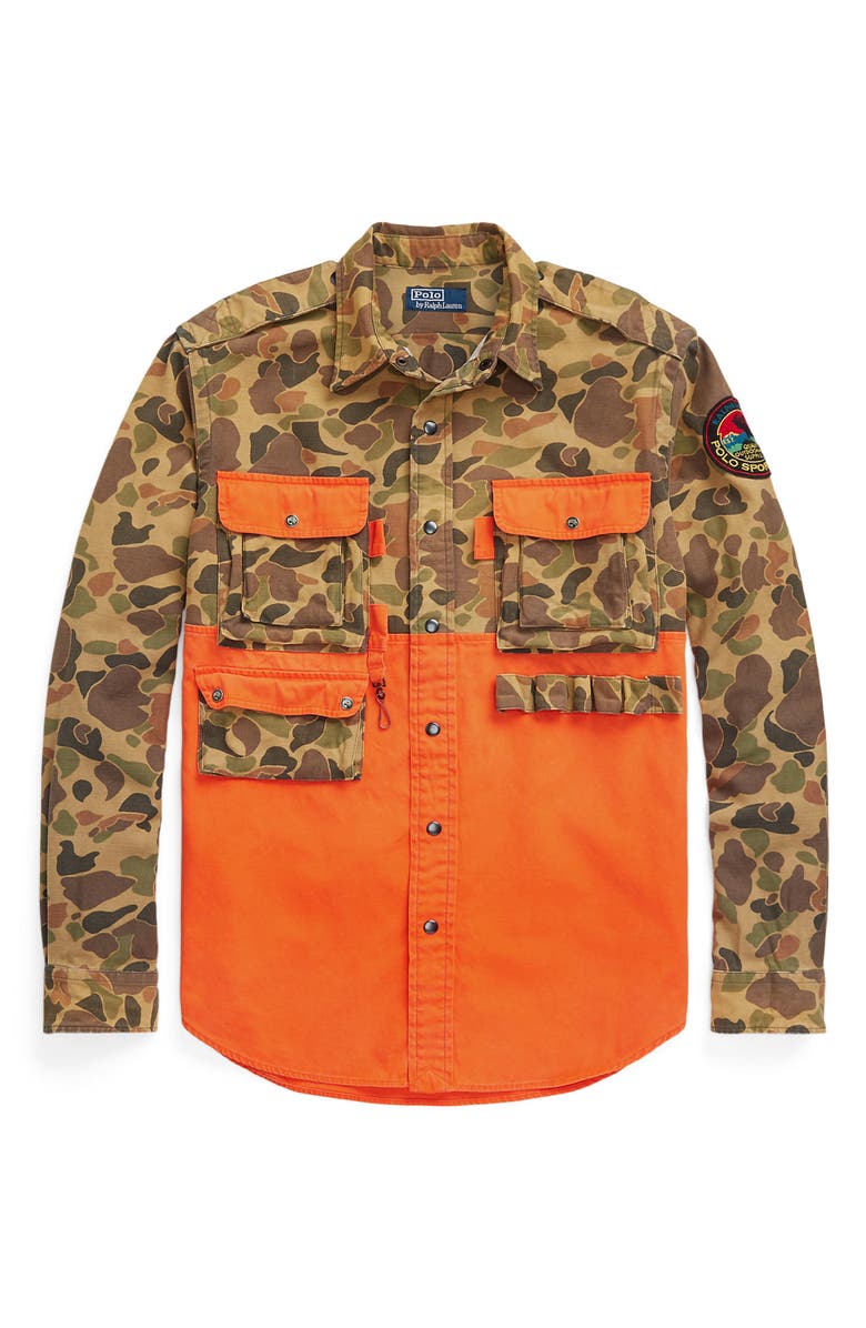 Polo Ralph Lauren Camo Shirt Jacket, Alternate, color,