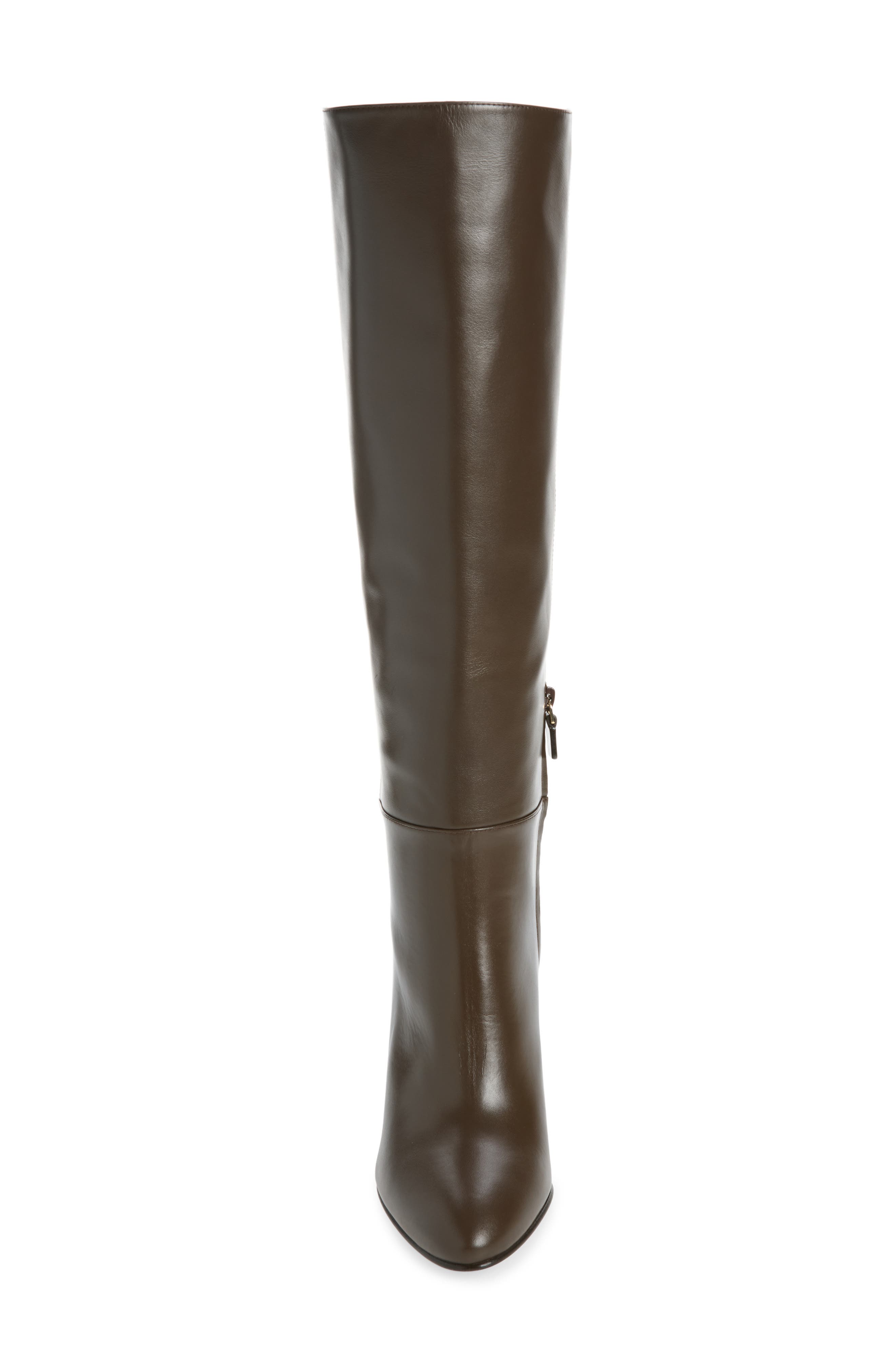 Mulberry Knee High Boot, Alternate, color, WALNUT LEATHER