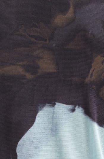 Homme Plissé Issey Miyake Agate Print Sheer Mesh Long Sleeve