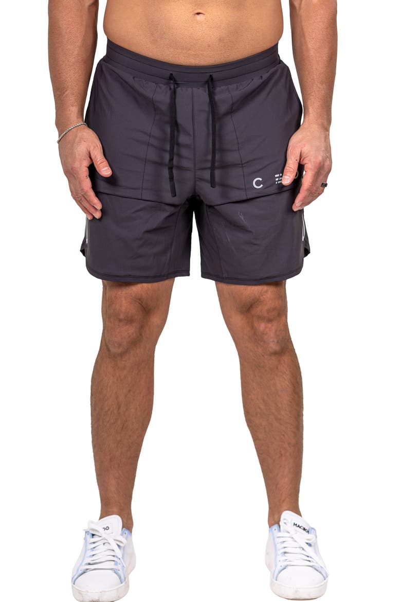 Athletic Performance Shorts, Main, color, GREY