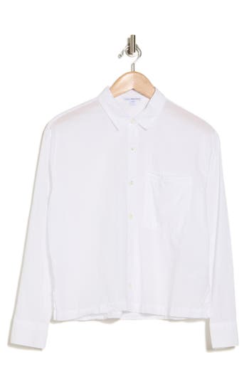 JAMES PERSE JAMES PERSE LIGHT COTTON BUTTON-UP SHIRT