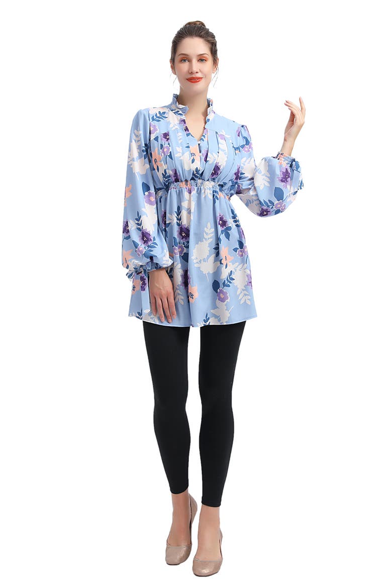 Victoria Maternity Long Sleeve Top, Alternate, color, MULTICOLORED