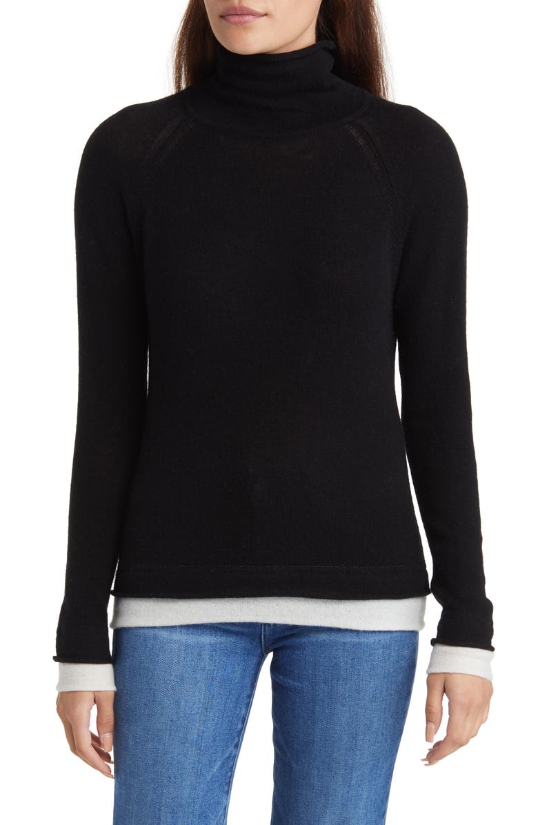 Griffen Wool & Cashmere Turtleneck Sweater, Main, color, 