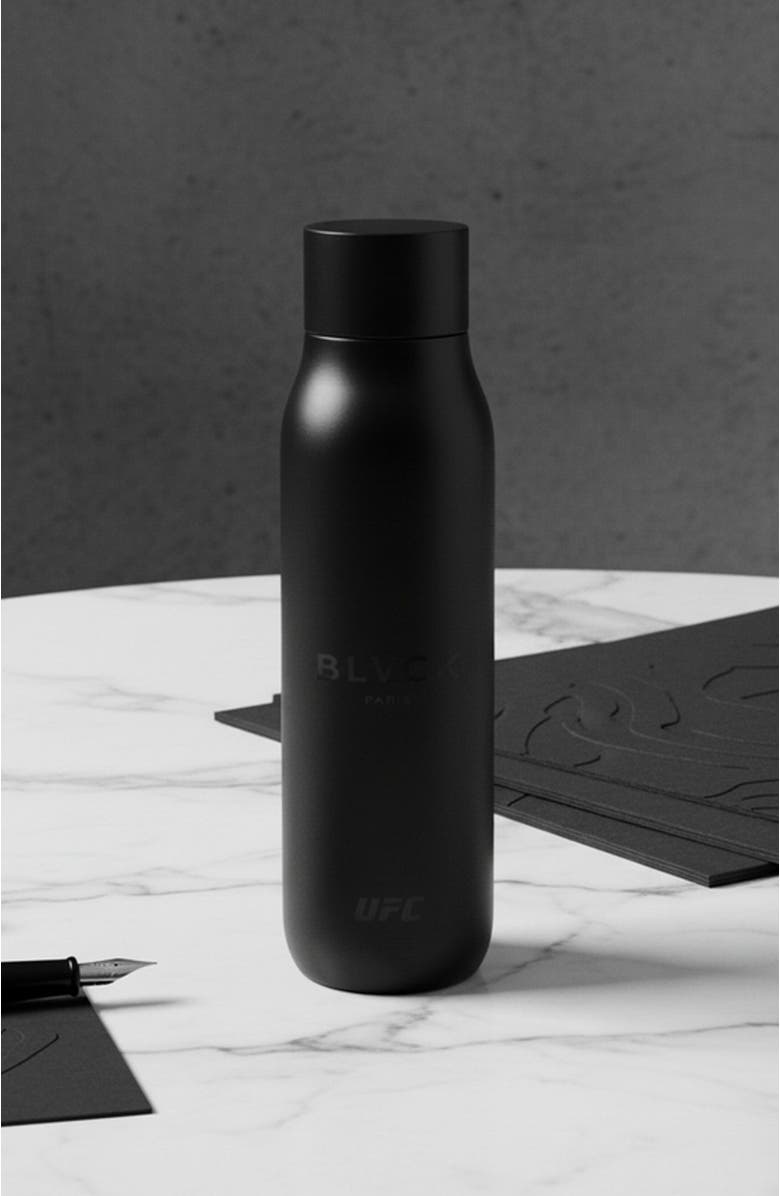 Blvck x UFC Water Bottle, Alternate, color, Black