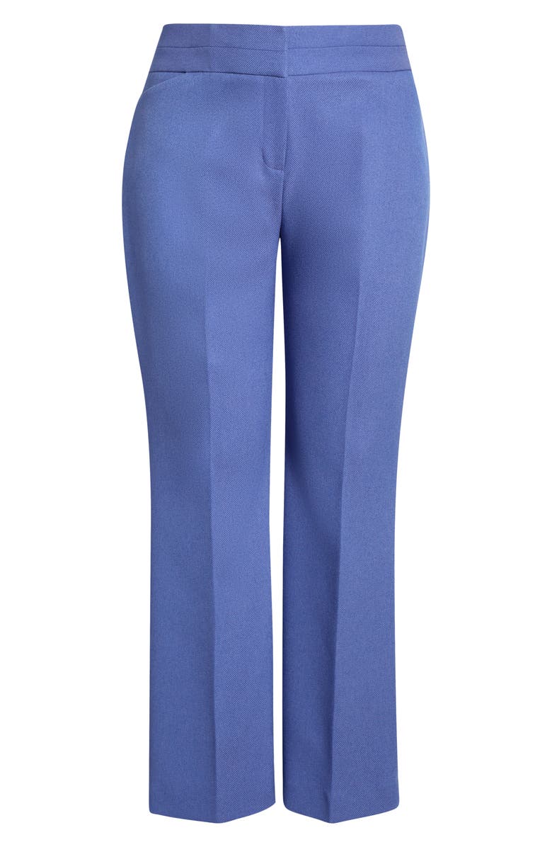 Tahari ASL Bell Bottom Pants, Main, color, Deep Peri