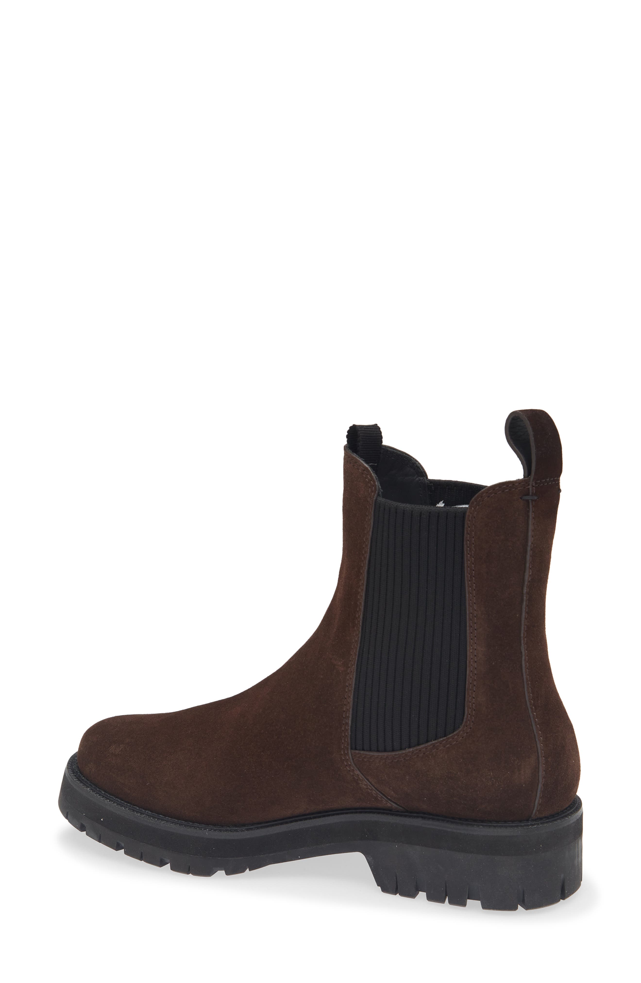 Corey Lug Sole Chelsea Boot, Alternate, color, BROWN SUEDE