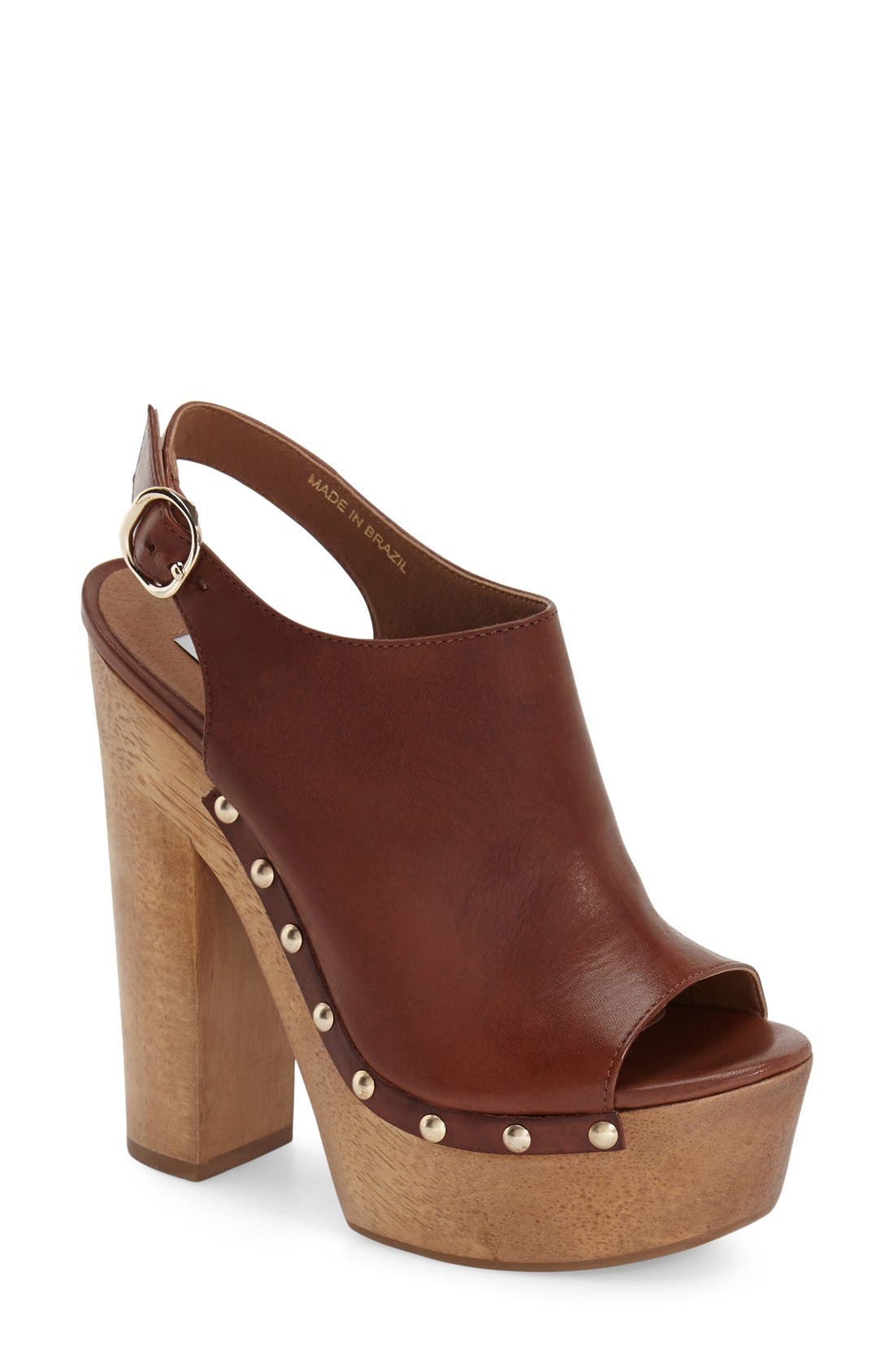Steve Madden 'Slingshot' Platform Slingback Mule, Main, color, 