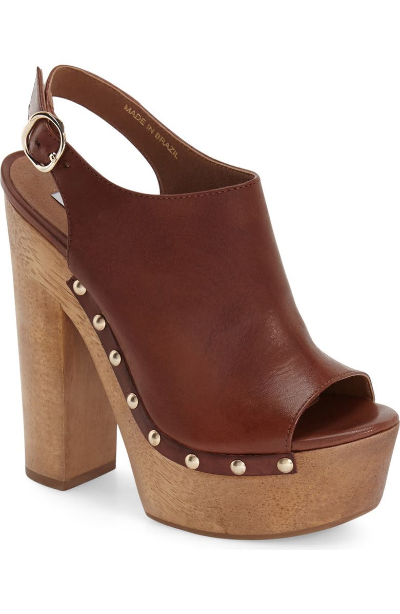 Steve Madden 'Slingshot' Platform Slingback Mule, Main, color,
