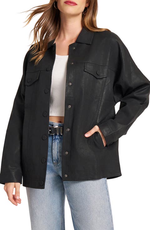 Dom Coated Denim Trucker Jacket