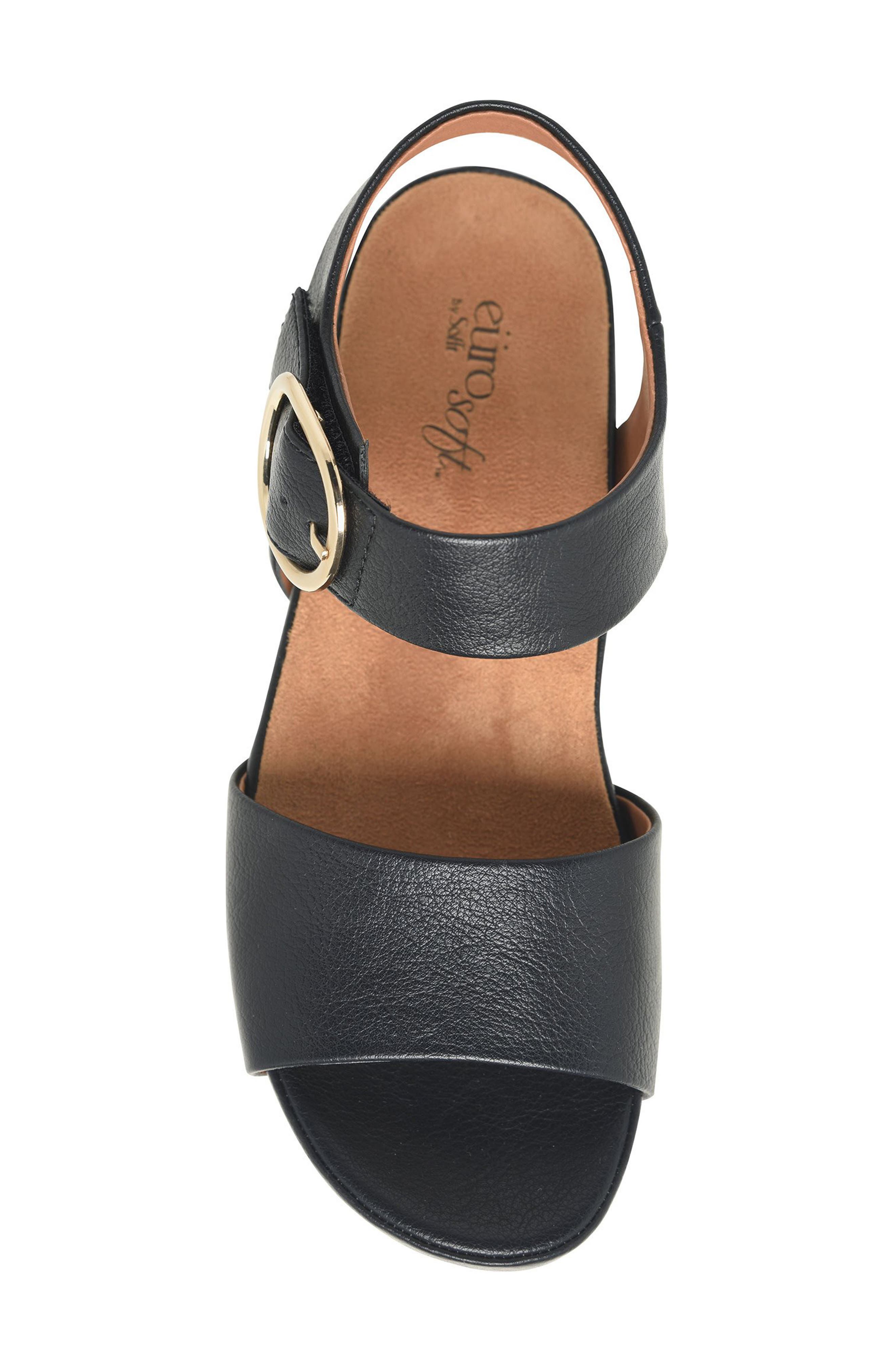 EUROSOFT Vera Platform Wedge Sandal, Alternate, color, 