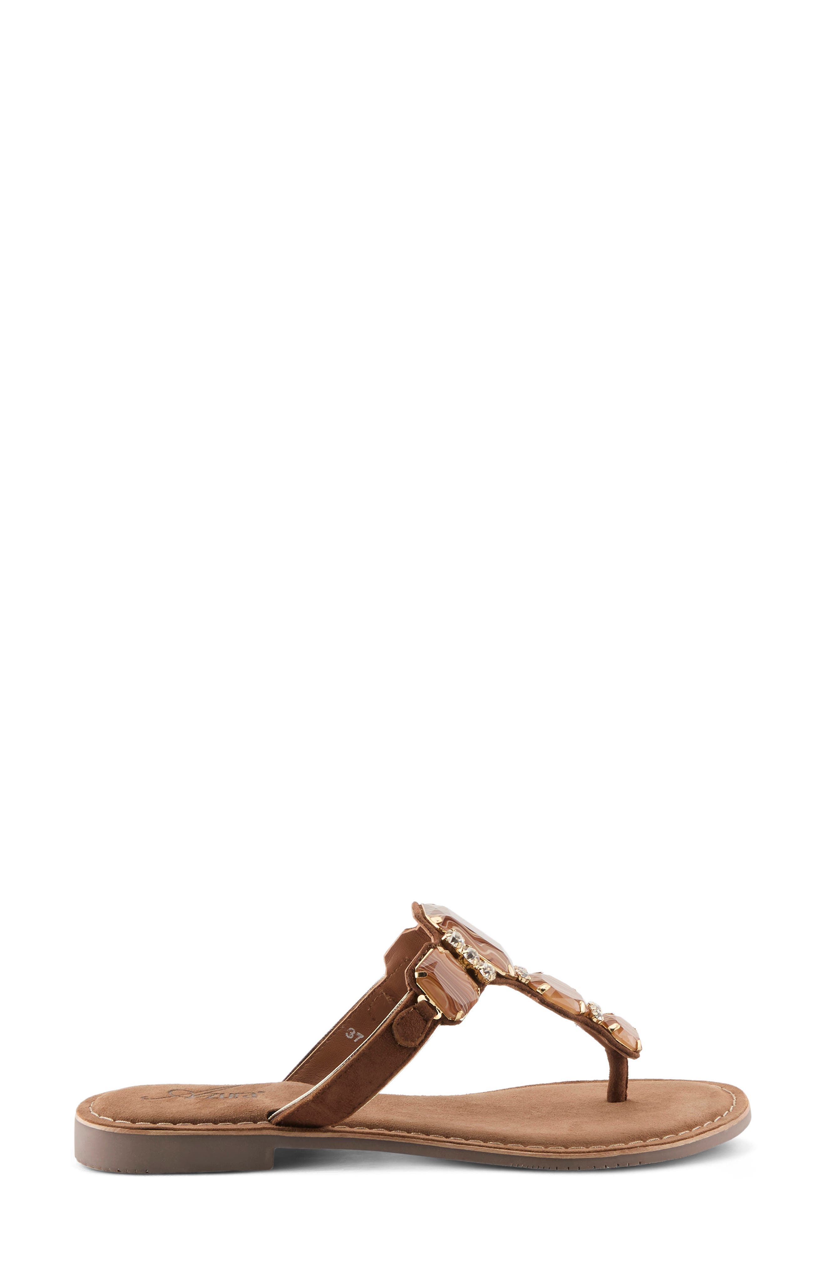 AZURA BY SPRING STEP Agates Sandal, Alternate, color, Tan Suede