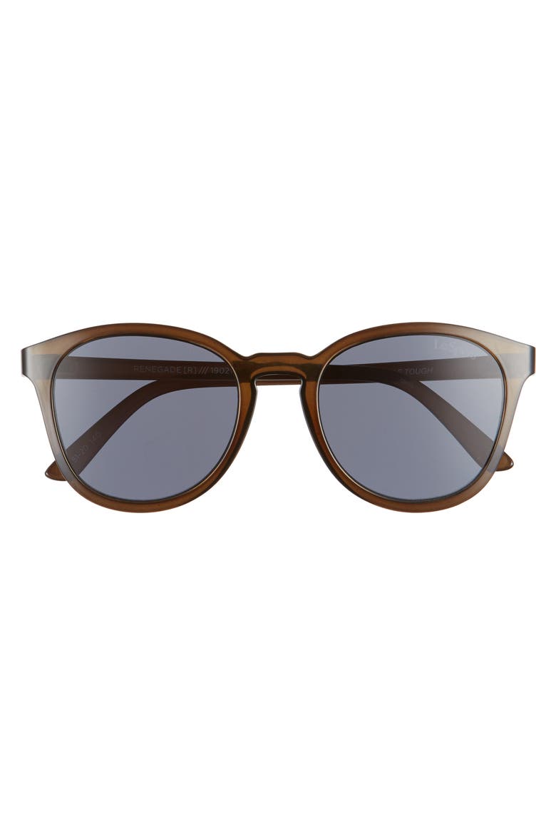 Renegade 51mm Keyhole Sunglasses, Alternate, color, TRUFFLE/ SMOKE MONO