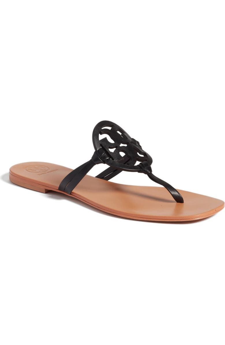 Tory Burch Miller Logo Thong Sandal, Main, color,