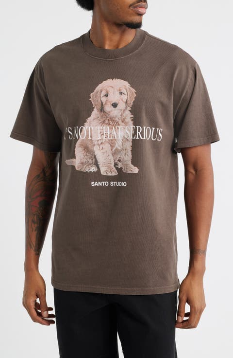 Not that Serious Cotton Graphic T-Shirt