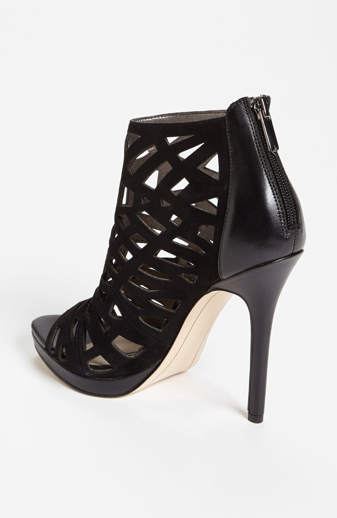 Sam Edelman 'Ellie' Cage Peep Toe Bootie, Alternate, color, 