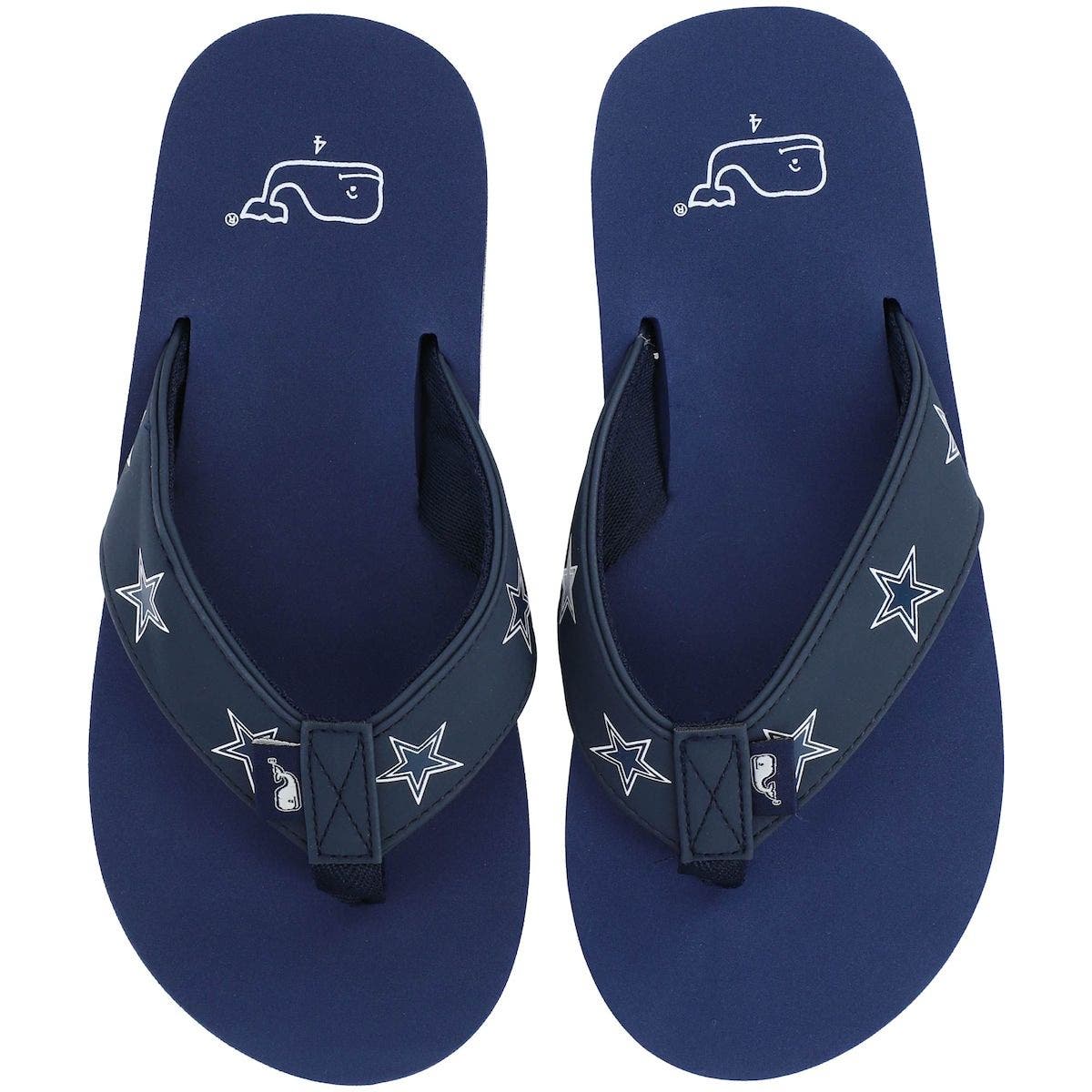 vineyard vines Dallas Cowboys Flip Flops, Alternate, color, 