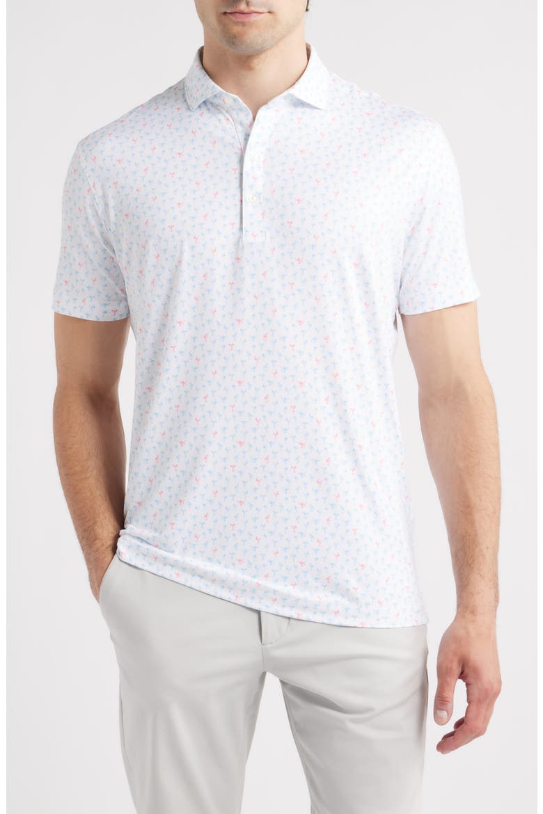 Pin Up Featherweight Performance Polo, Main, color, WHITE