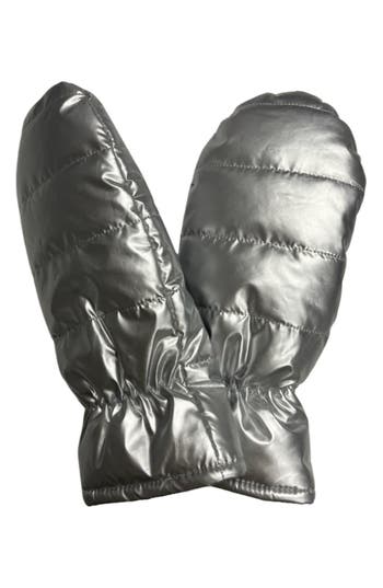 Marcus Adler Metallic Mittens In Metallic