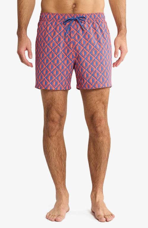 Fair Harbor The Bungalow Water Repellent Swim Trunks In Multi