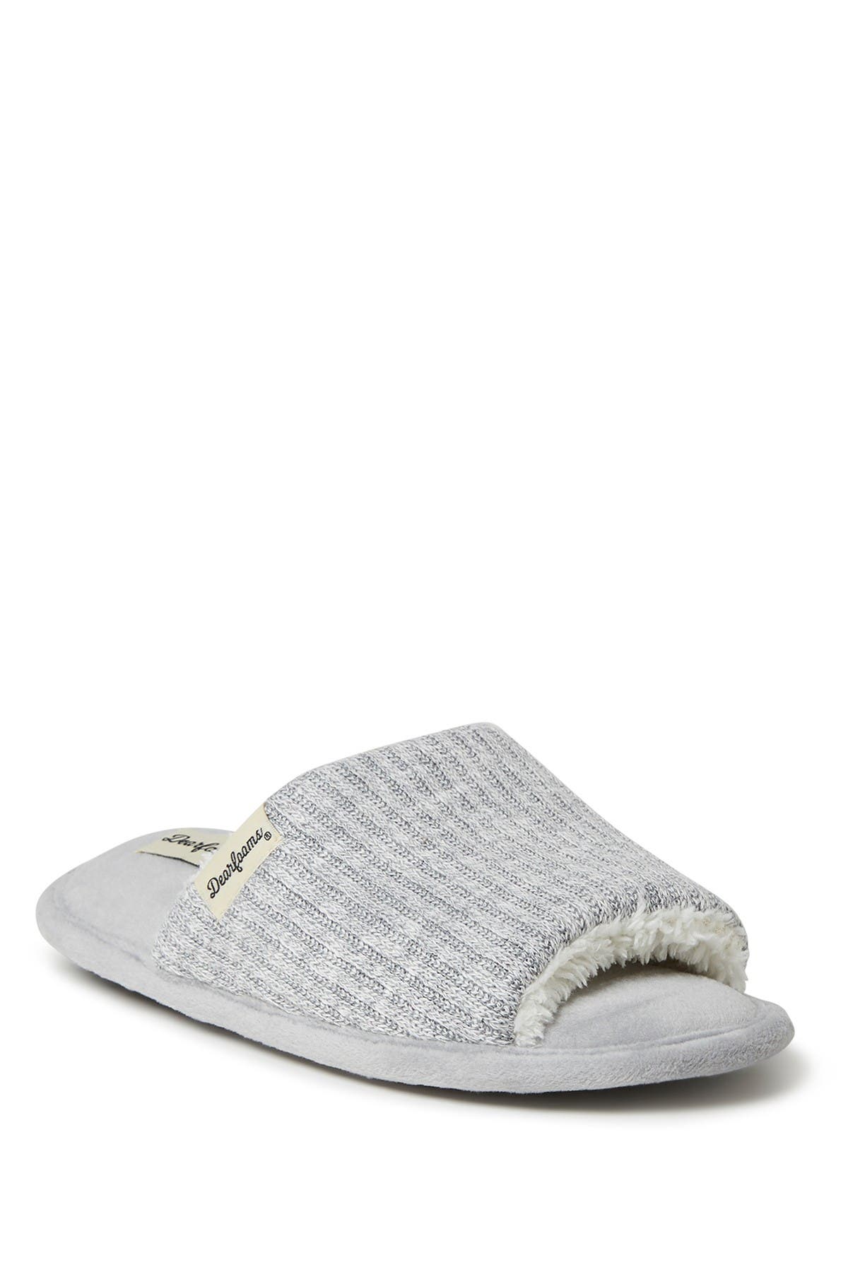 DEARFOAMS Lane Knit Slide Slipper, Main, color, 