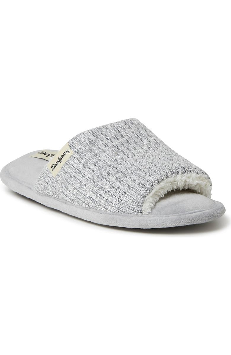 DEARFOAMS Lane Knit Slide Slipper, Main, color,