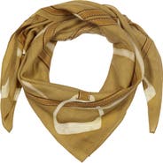 Lauren Ralph Lauren Belting Wool & Silk Square Scarf