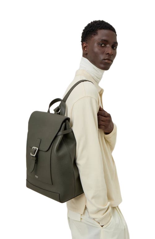 Mulberry Chiltern Leather Backpack In Dark Green