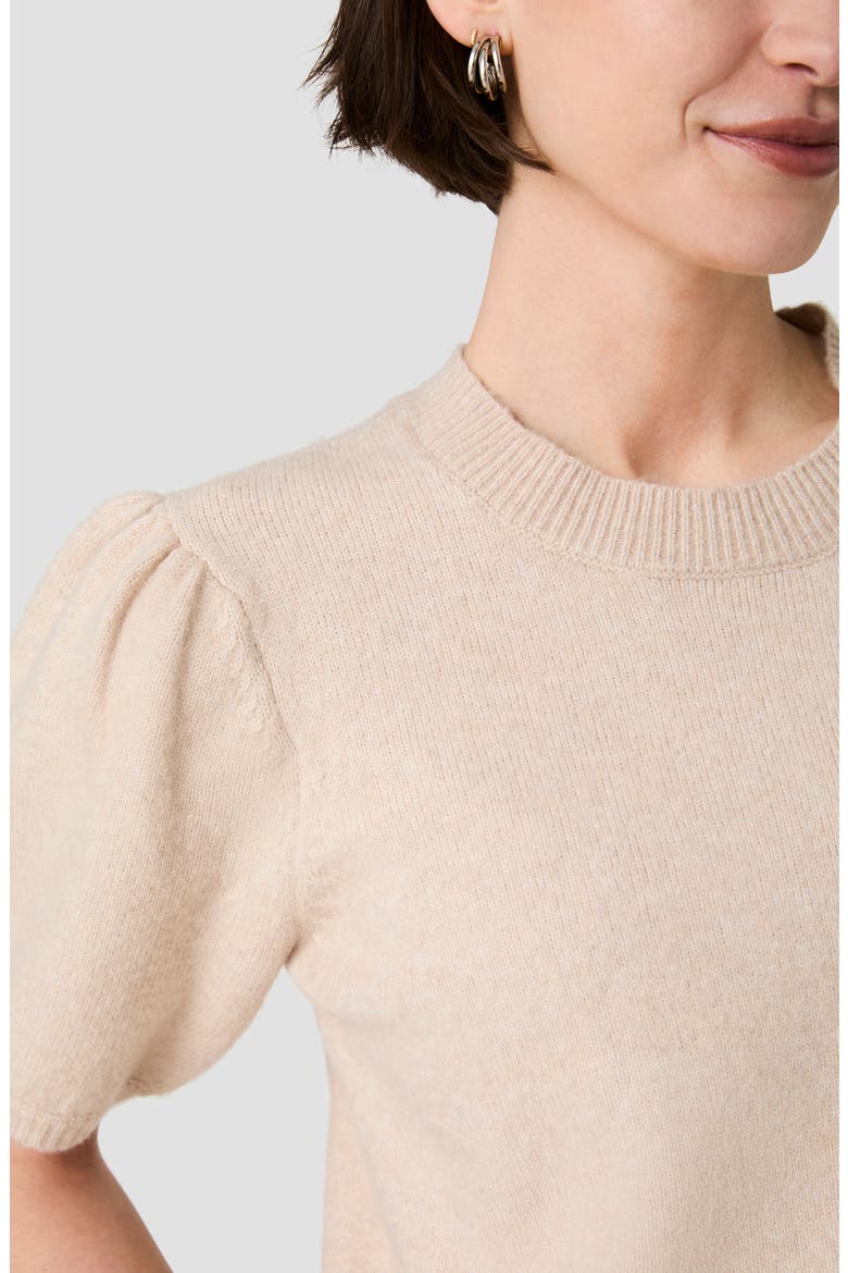 Yulia Puff Sleeve Sweater, Alternate, color, OATMEAL MELANGE