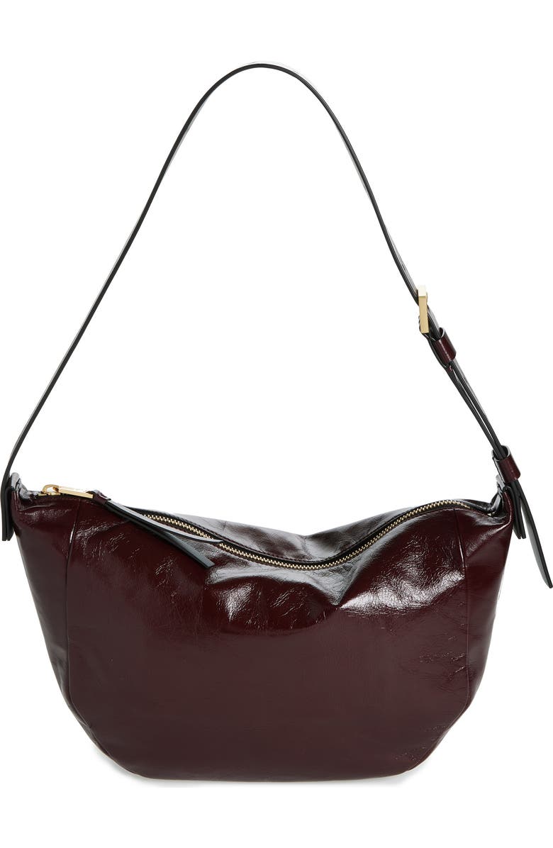 AllSaints Madea Leather Shoulder Bag, Alternate, color,