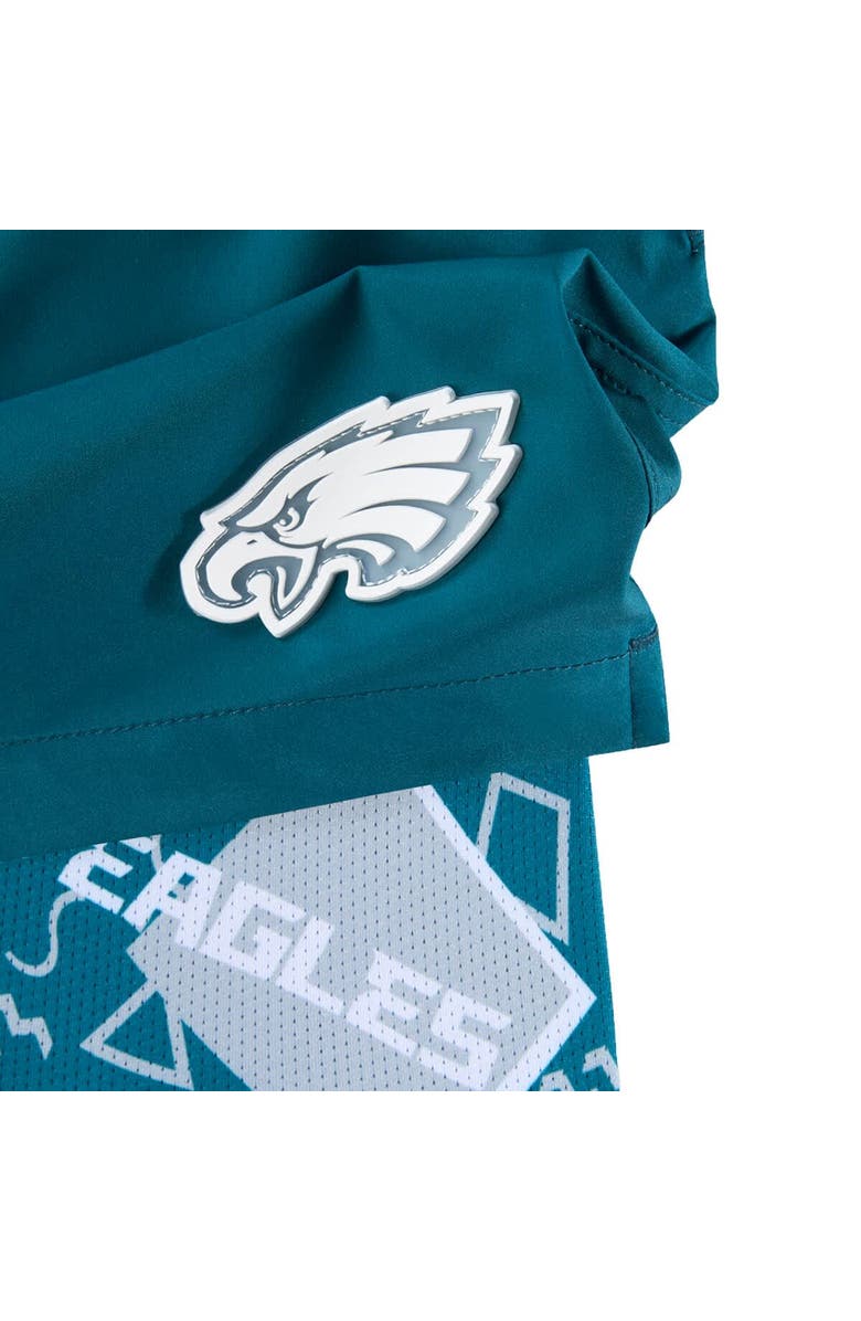 Chubbies Men's Chubbies Green Midnight Philadelphia Eagles The Secret Lined Swim Trunks, Alternate, color, Green