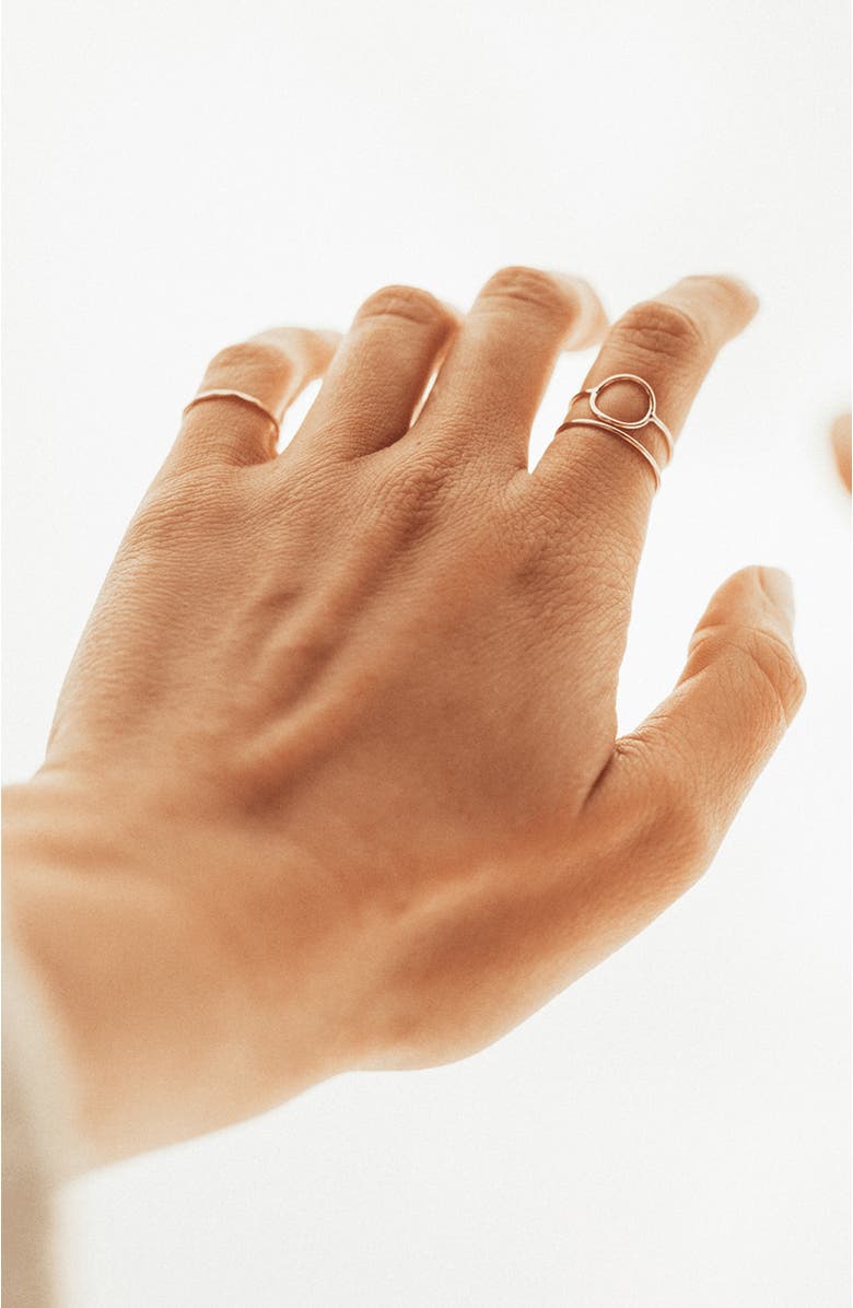 MADE BY MARY Meridian Ring, Alternate, color, Gold Filled