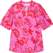 SUGARLIPS Weirly Floral Print Top
