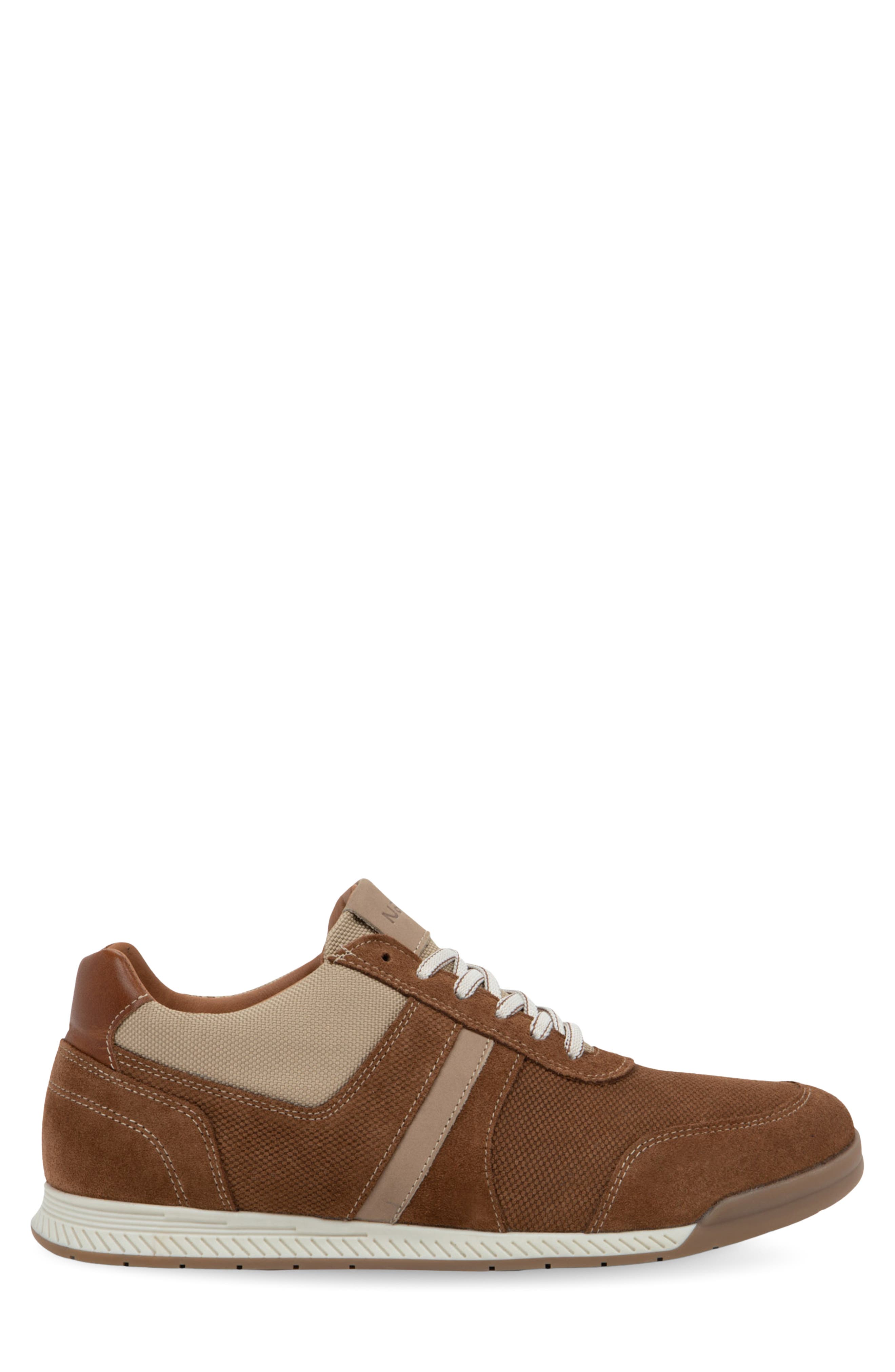 Spin Sneaker, Alternate, color, BROWN SUEDE COMBO