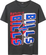 Junk Food Buffalo Bills Split Cotton Graphic T-Shirt