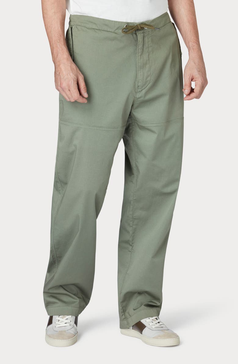 Paul Smith London Stretch Cotton Cargo Pants, Main, color, Light Greyish Green