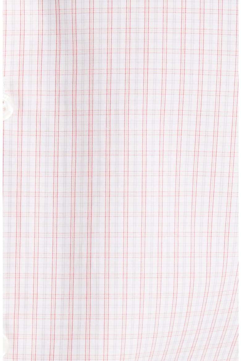 Men's Tailored Fit Check Dress Shirt, Alternate, color, RED