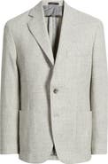 Vince Icon Relaxed Fit Light Grey Glen Check Alpaca Blend Sport Coat