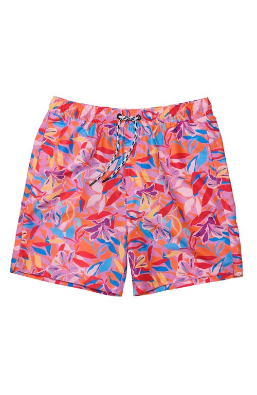 Snapper Rock Comfort Lined Sustainable Swim Short In Pink