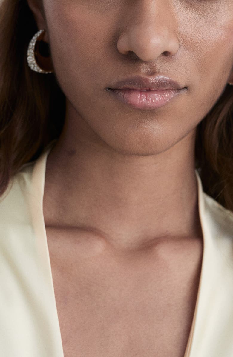 MANGO Long Sleeve Satin Maxi Dress, Alternate, color,