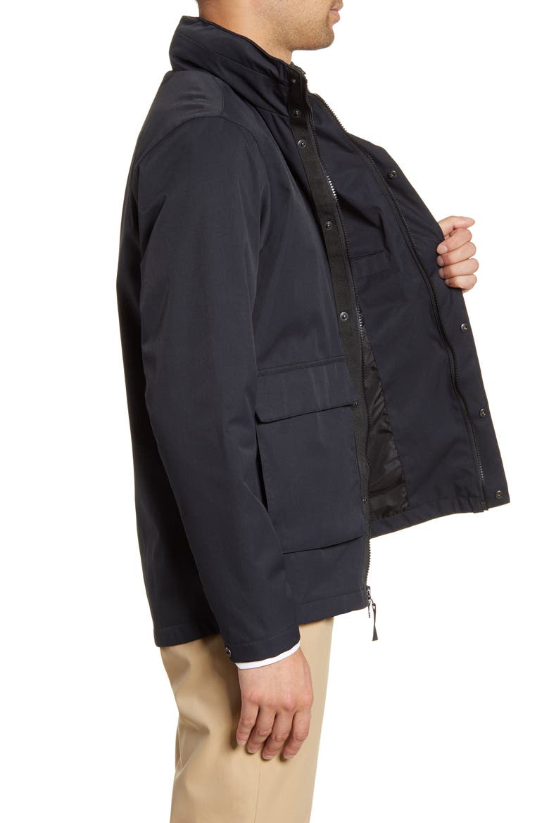 The Lowry Water Repellent Field Jacket, Alternate, color, BLACK