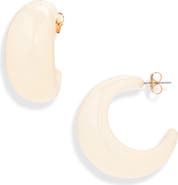 Leith Puffy Resin Hoop Earrings