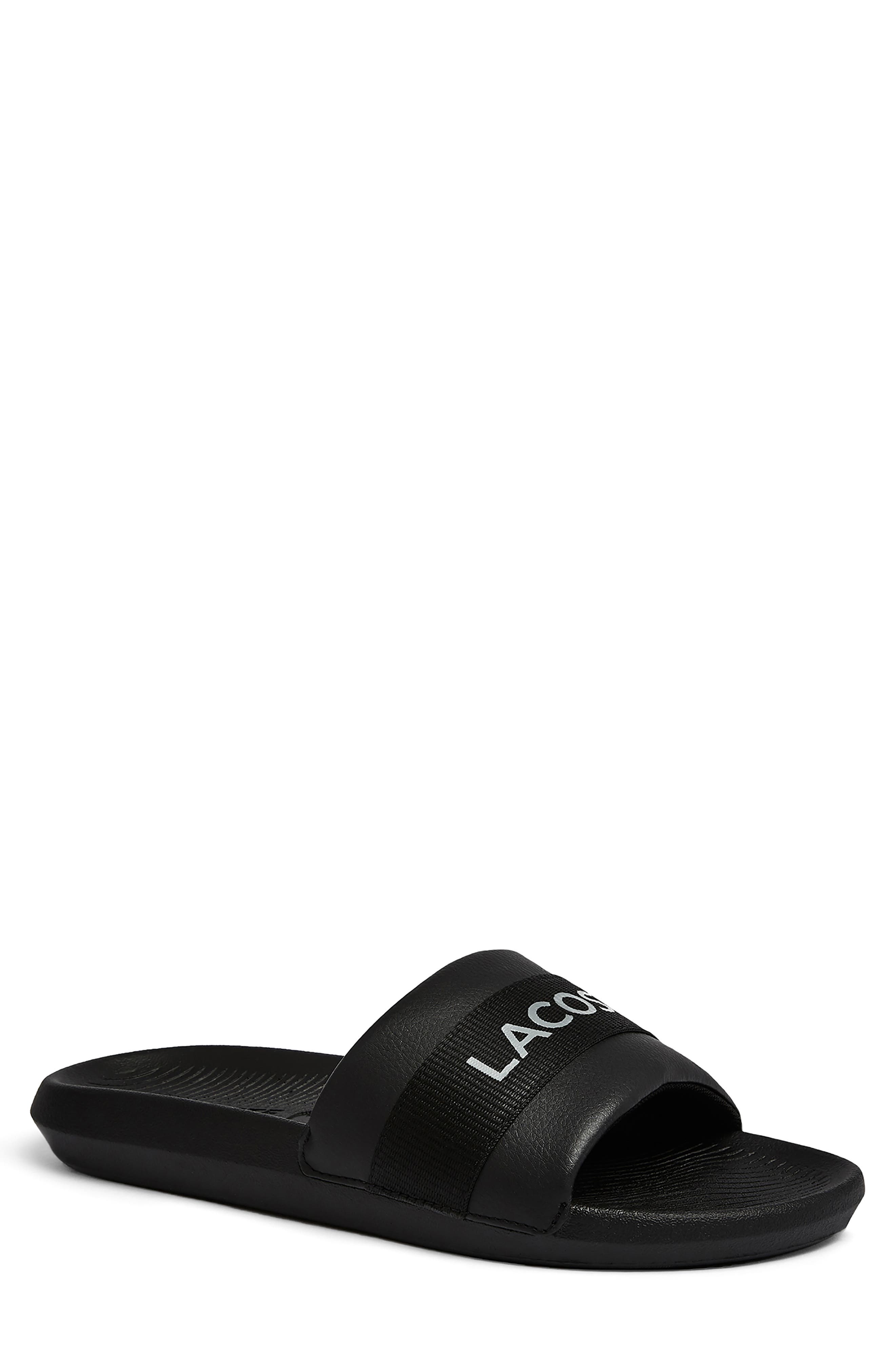 Lacoste Croco Water Resistant Slide Sandal, Main, color, 