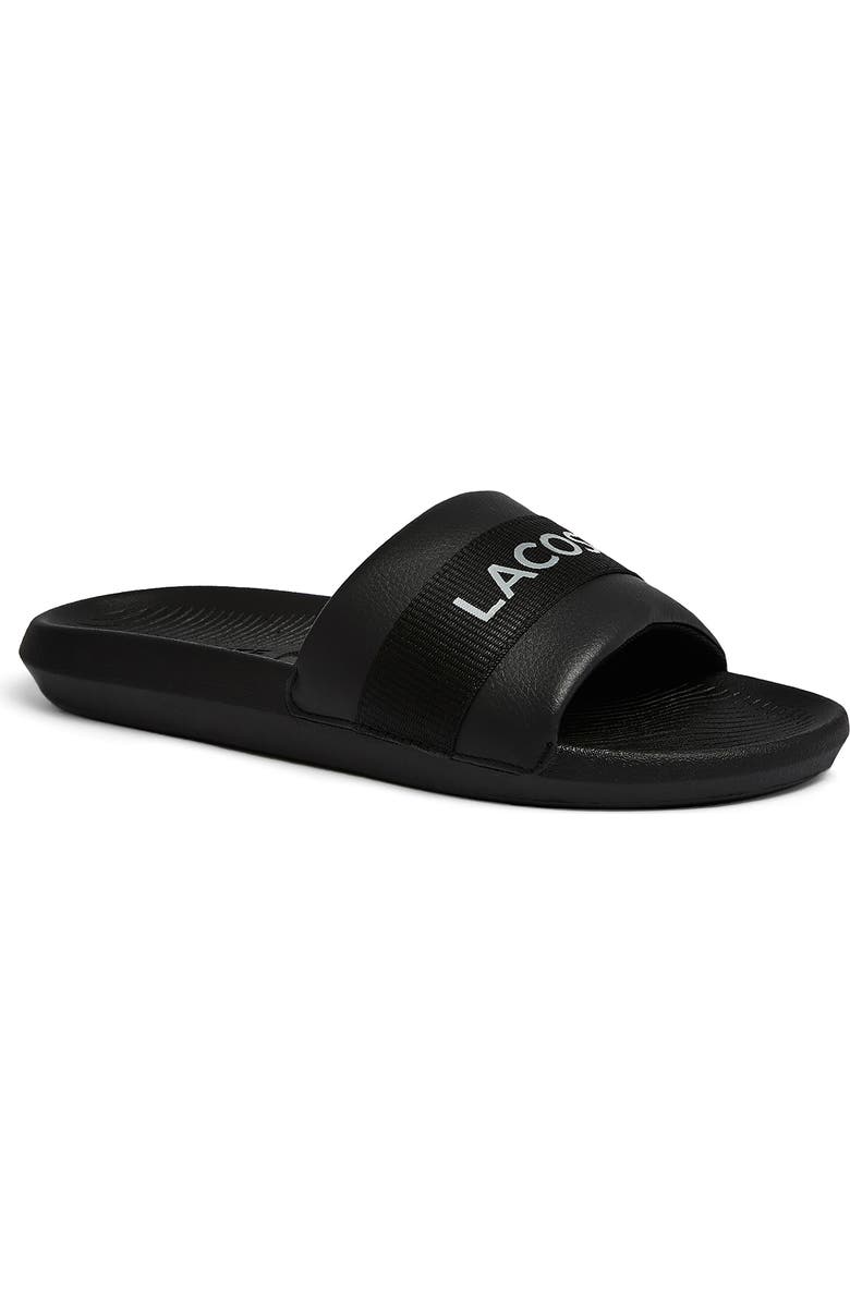 Lacoste Croco Water Resistant Slide Sandal, Main, color,