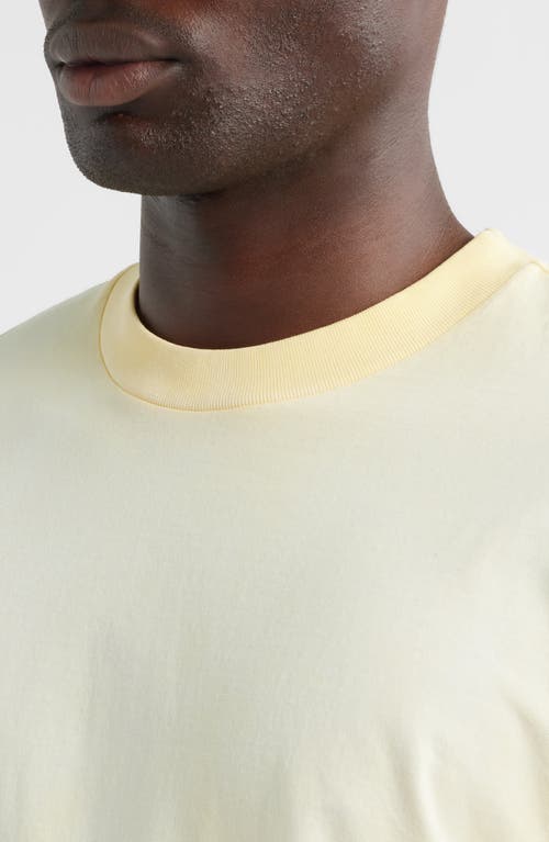 Elwood Core Oversize Long Sleeve T-shirt In Yellow