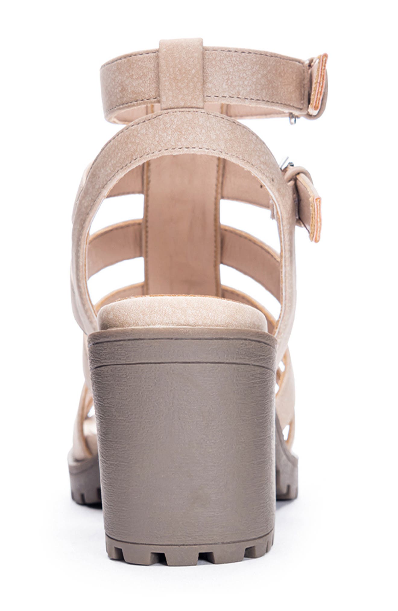 Fun Stuff Strappy Sandal, Alternate, color, NATURAL FAUX LEATHER